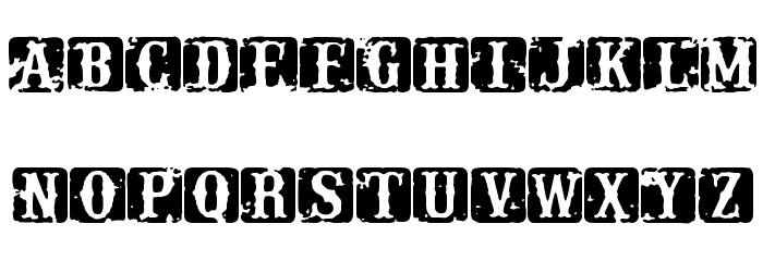 Viejo Oeste Font LOWERCASE