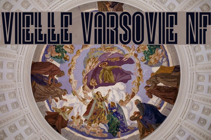 Vielle Varsovie NF Font examples