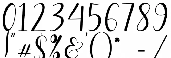 Vienetta Font OTHER CHARS