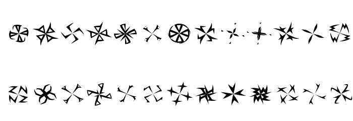 VierfachRund Font LOWERCASE