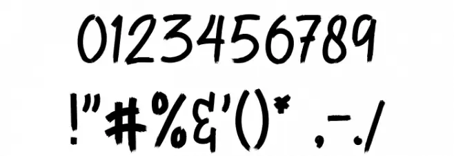 View Vacation Font OTHER CHARS