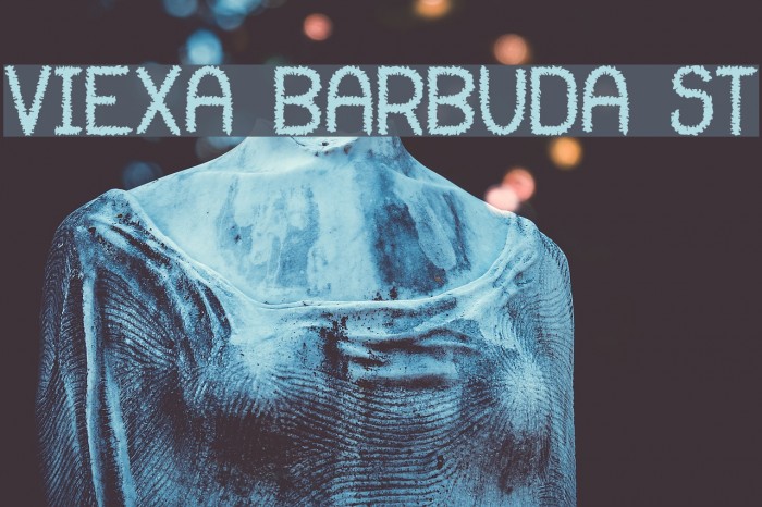 Viexa Barbuda St Font examples