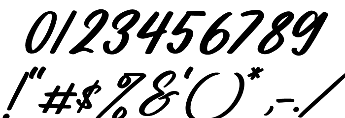 Vifastev Caledon Italic Font OTHER CHARS