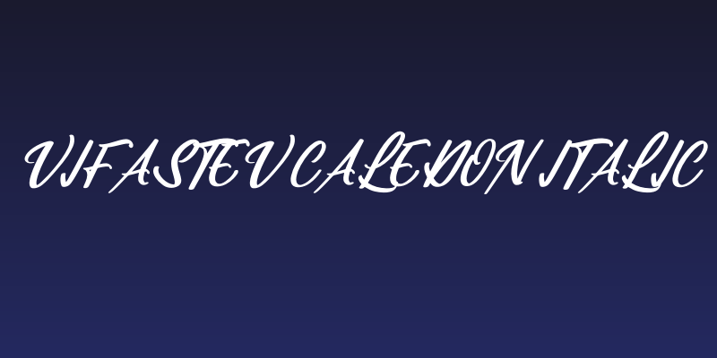 Vifastev Caledon Italic Social Header