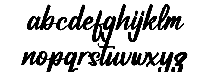 Vifastev Caledon Font LOWERCASE