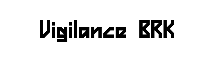 Vigilance BRK  Fuentes Gratis Descargar