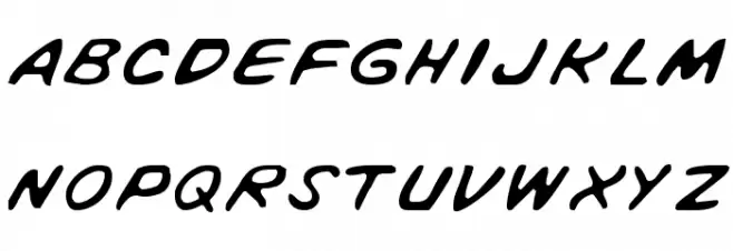 Vigilante Notes Light Шрифта ВЕРХНИЙ