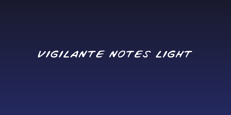 Vigilante Notes Light Social Header