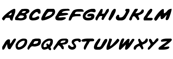 Vigilante Notes Font LOWERCASE