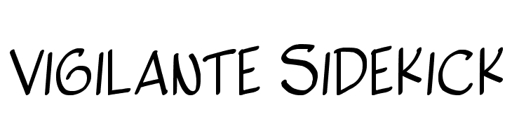 Vigilante Sidekick Font