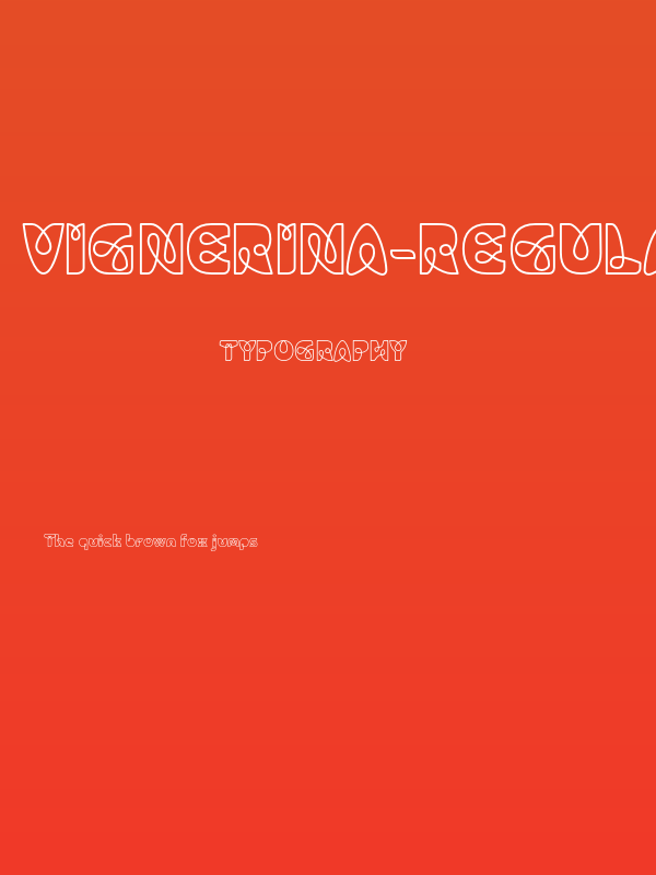 Vignerina-Regular Poster