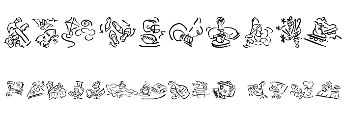 VignettSketches Font OTHER CHARS