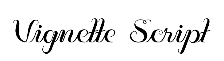 Vignette Script  font caratteri gratis