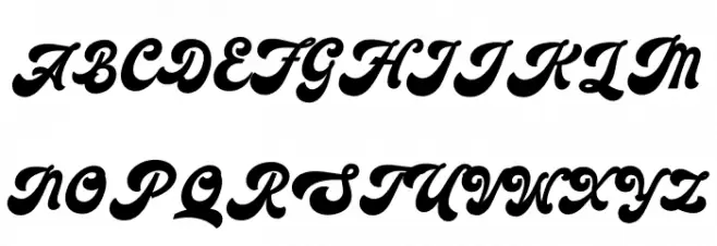 Vignettic Schriftart Groß