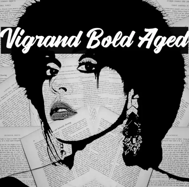 Vigrand Bold Aged Font examples