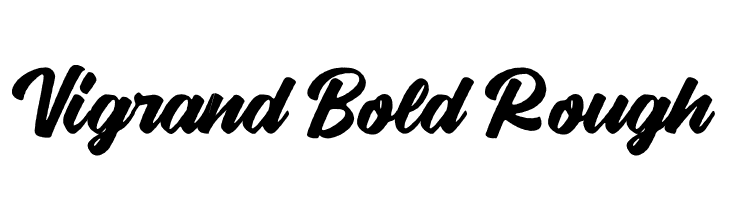 Vigrand Bold Rough  font caratteri gratis