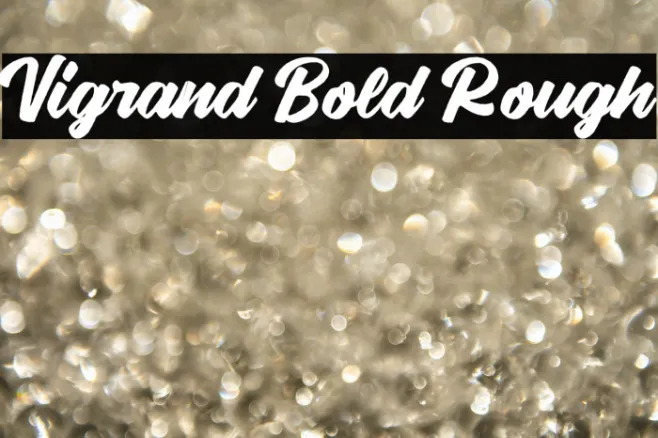 Vigrand Bold Rough Example 2