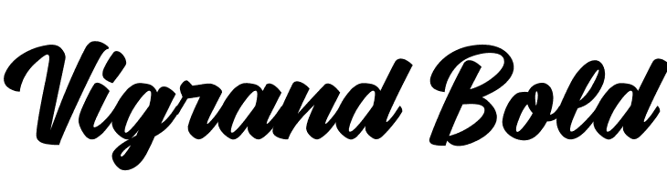 Vigrand Bold  font caratteri gratis