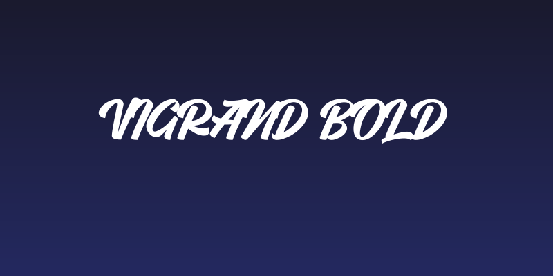 Vigrand Bold Social Header