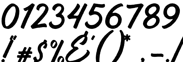 Vigrand Reg Aged Font OTHER CHARS
