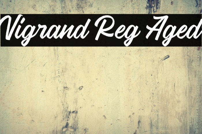 Vigrand Reg Aged Example 3