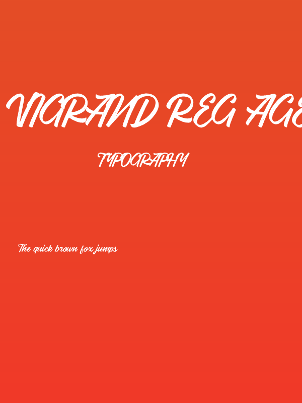 Vigrand Reg Aged Poster