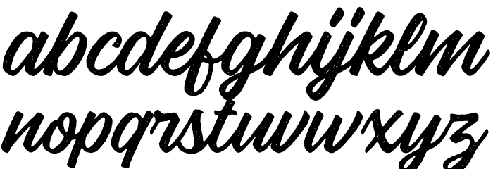 Vigrand Reg Aged Font LOWERCASE