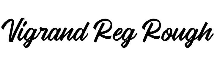 Vigrand Reg Rough  Frei Schriftart Herunterladen