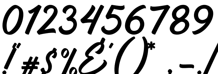 Vigrand Regular Font OTHER CHARS