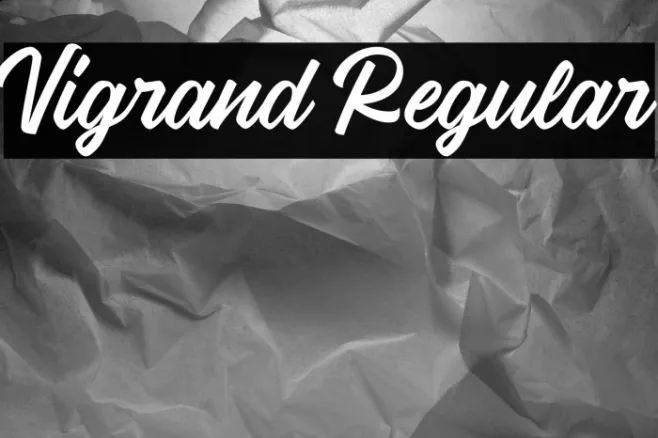 Vigrand Regular Example 1