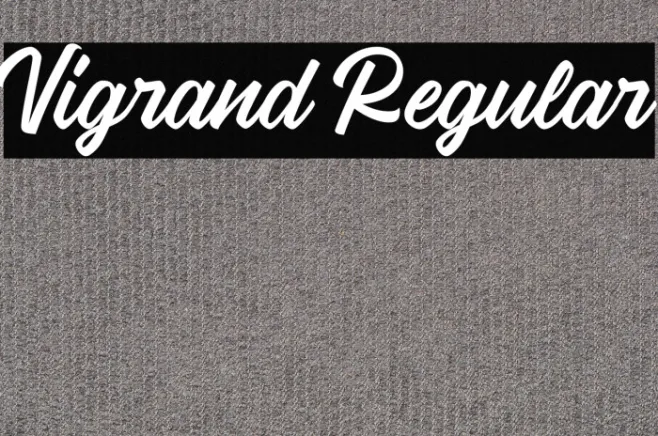 Vigrand Regular Example 3