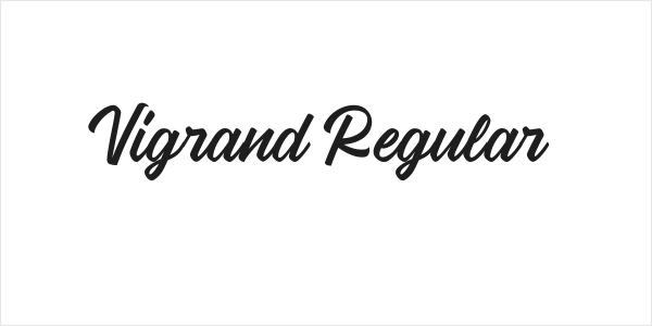 Vigrand Regular Logo