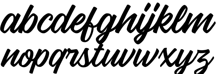 Vigrand Regular Font LOWERCASE