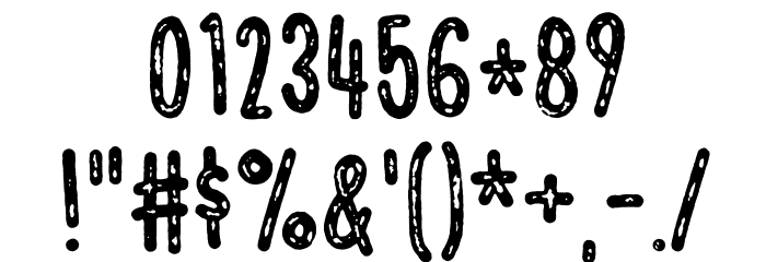 Vigtigper DEMO Regular Font OTHER CHARS
