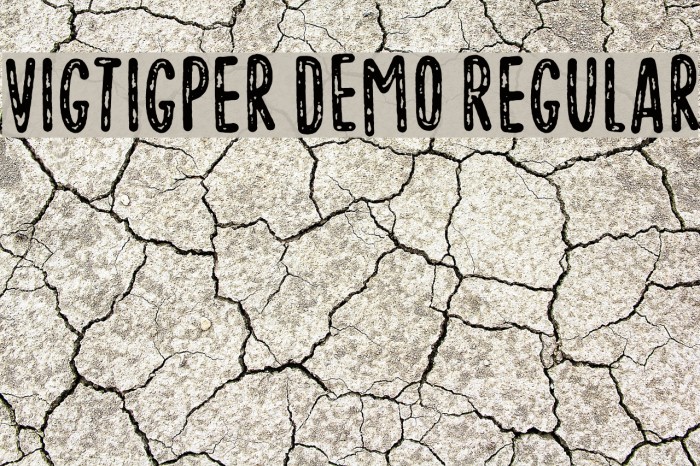 Vigtigper DEMO Regular Font examples