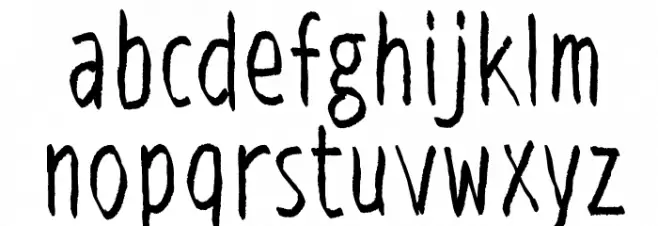 Viiden pennin operetti 字体 小写
