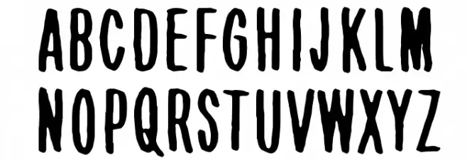 Viimeinen syksy Font UPPERCASE