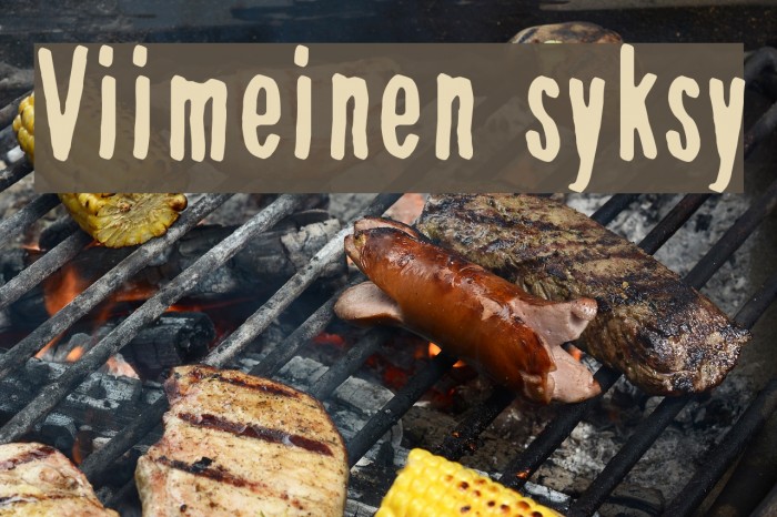 Viimeinen syksy Font examples