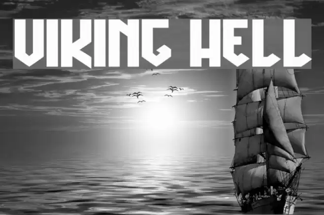Viking Hell Font examples