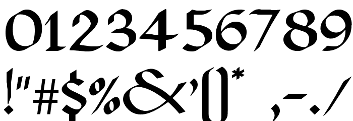 Viking-Normal Font OTHER CHARS