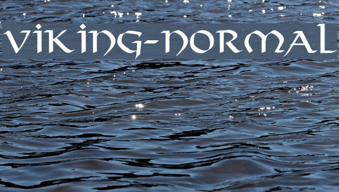 Viking-Normal Font examples