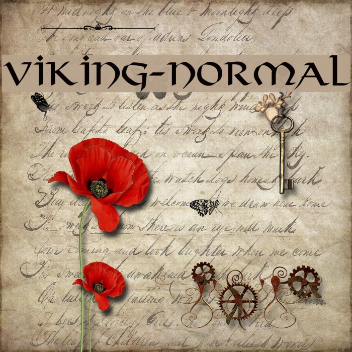 Viking-Normal Font examples
