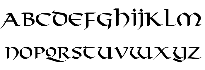 Viking-Normal Font LOWERCASE