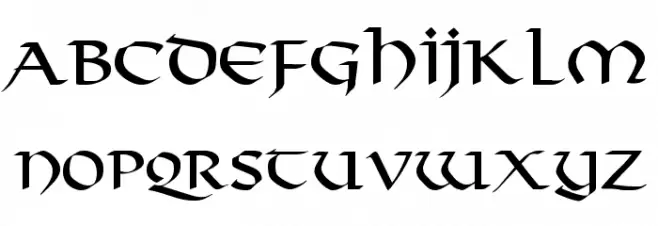 Viking-Normal Font LOWERCASE