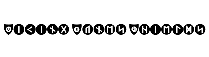 Viking Runes Shields  Descarca Fonturi Gratis