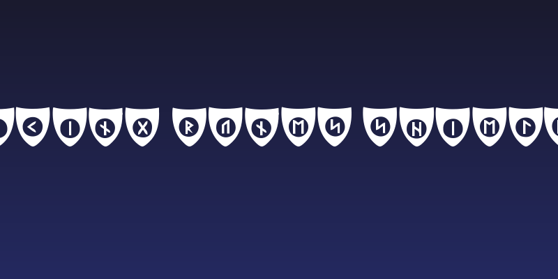 Viking Runes Shields Social Header