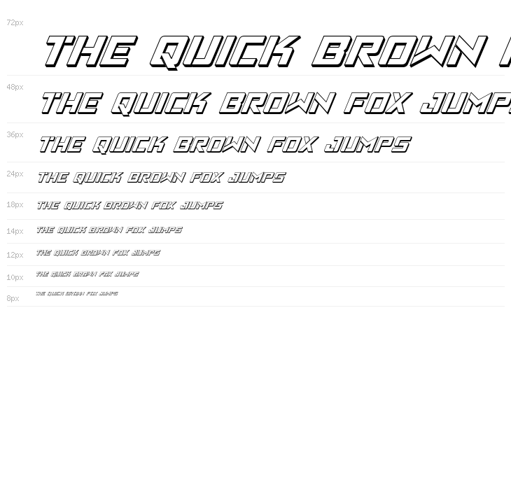 Viking Squad 3D Italic Waterfall