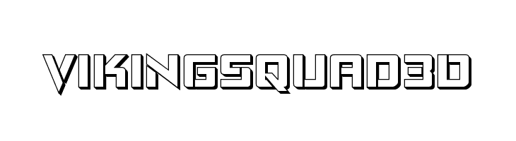 Viking Squad 3D  font caratteri gratis