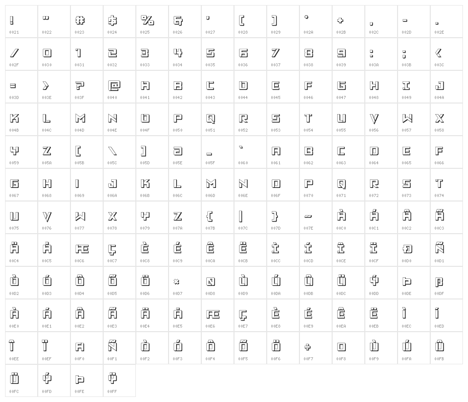 Viking Squad 3D Character Map