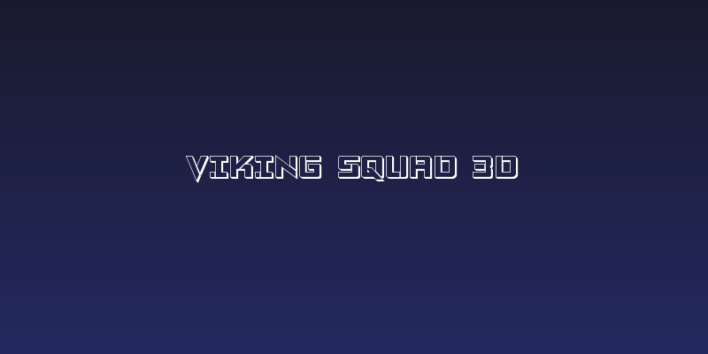 Viking Squad 3D Social Header